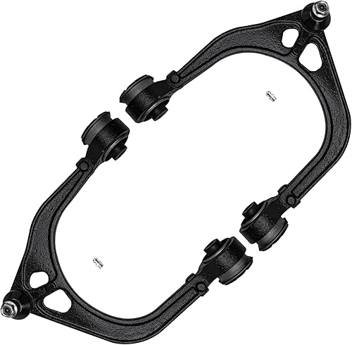 Detroit Axle - 2 brazos de control delanteros para RWD Chrysler 300 Dodge Challenger Charger Magnum Brazos de control superior con rótulas de