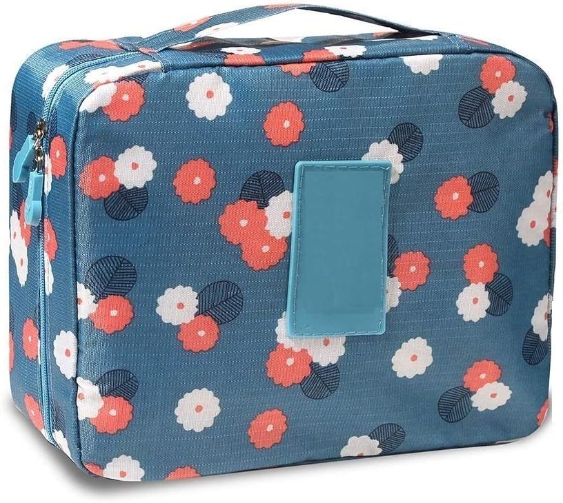 Trexee Multi Utility Foldable Portable Durable Travel Toiletry Pouch Makeup Organizer Cosmetic Bag Storage Kit for Women, Multi, L