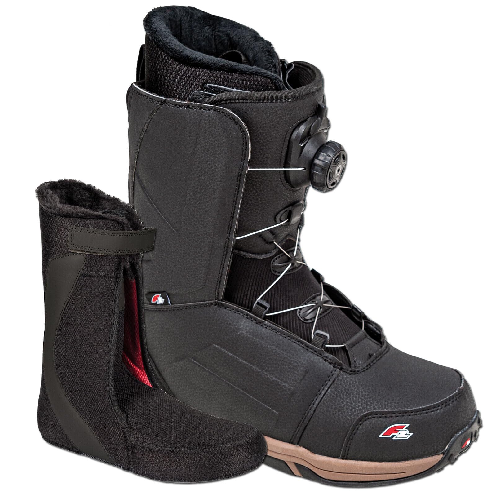 F2 Eliminator Dual TGF Bottes de snowboard pour homme Taille 30,5