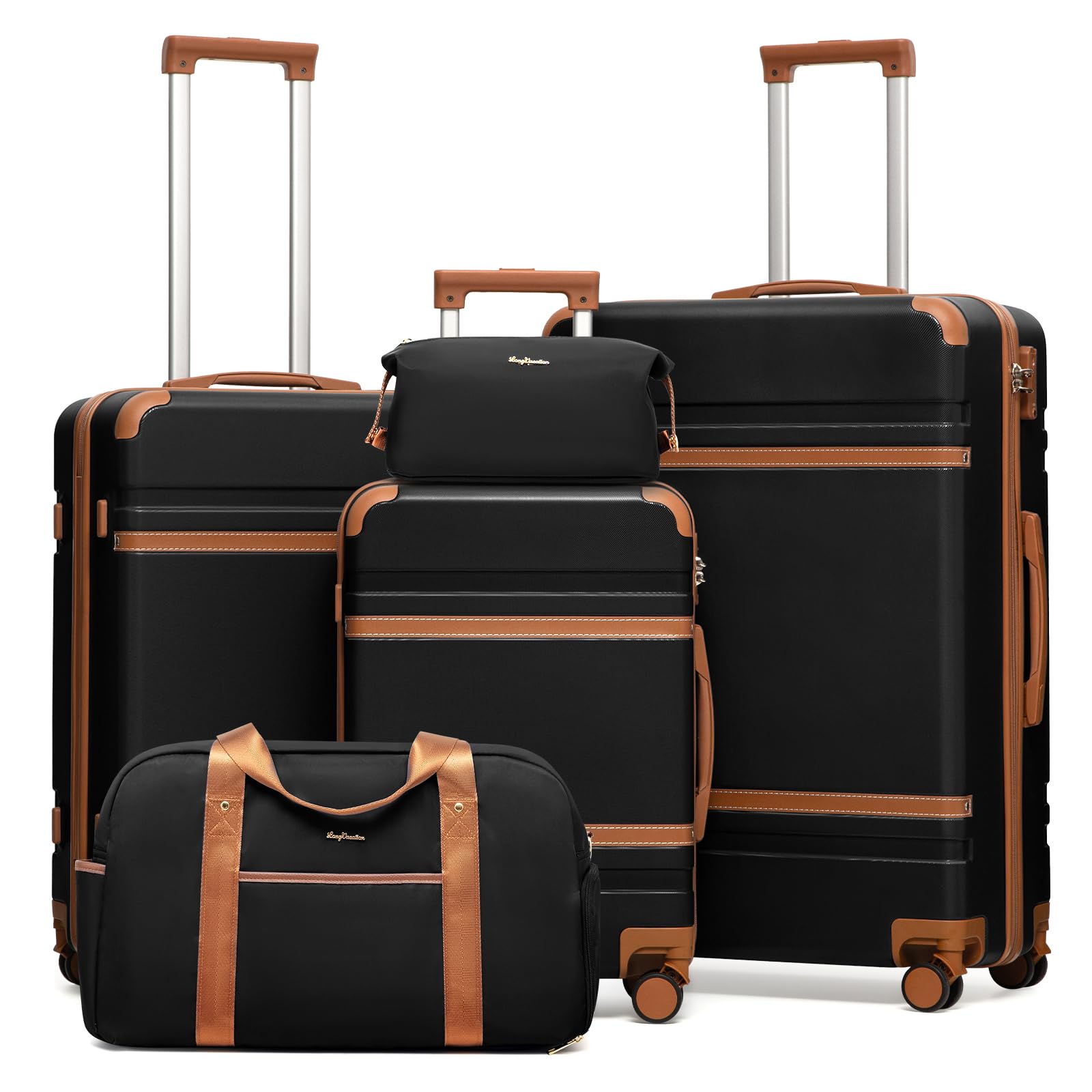 LONG VACATION 5 Piece Luggage Set