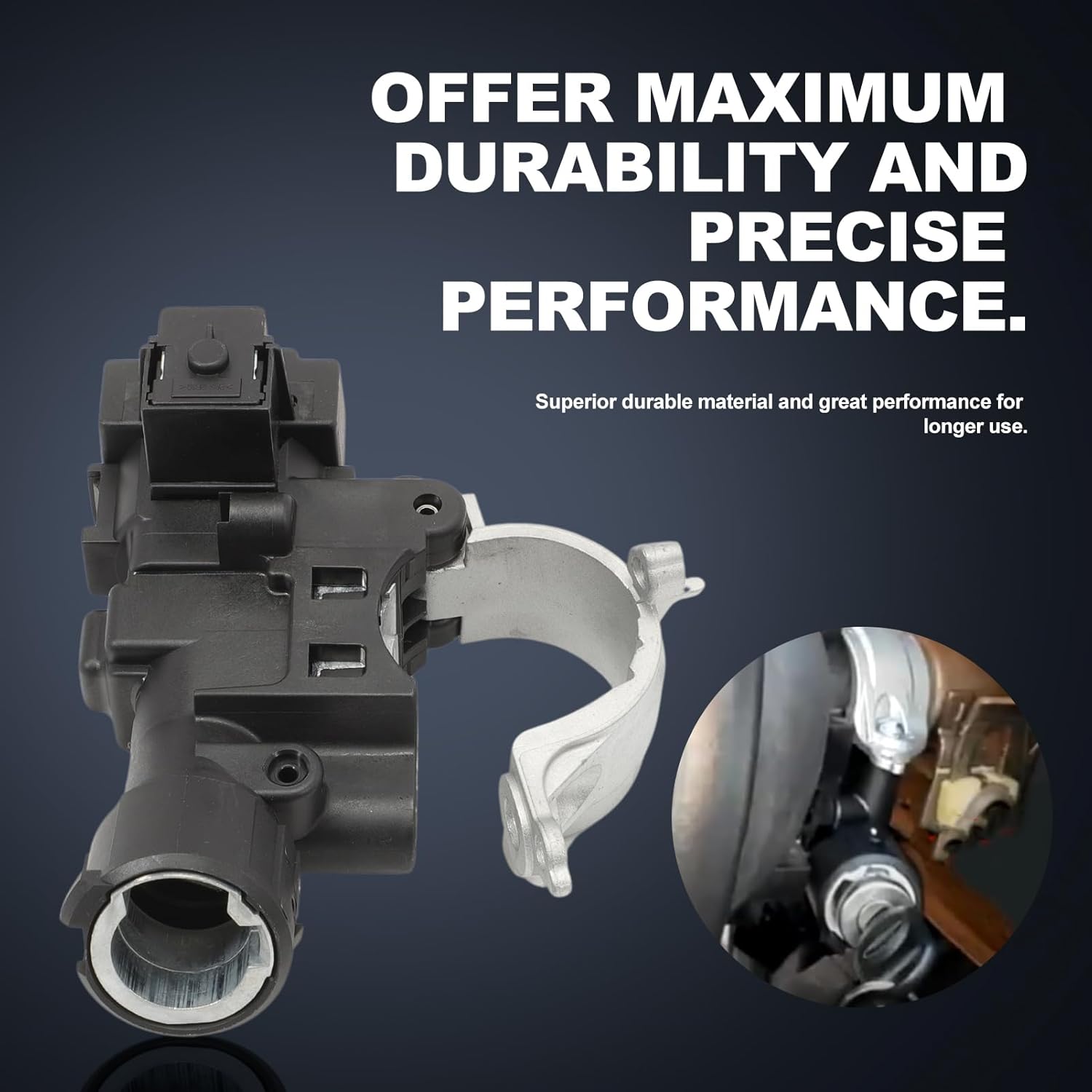 Ignition Lock Housing with Anti-Theft Bolt 989-019 9L8Z3511A for Escape 2008-2012, Focus 2008-2011, Tribute 2008-2011, Mariner 2008-2010 Ignition Switch Housing 9L8Z-3511-A ZZDB66160