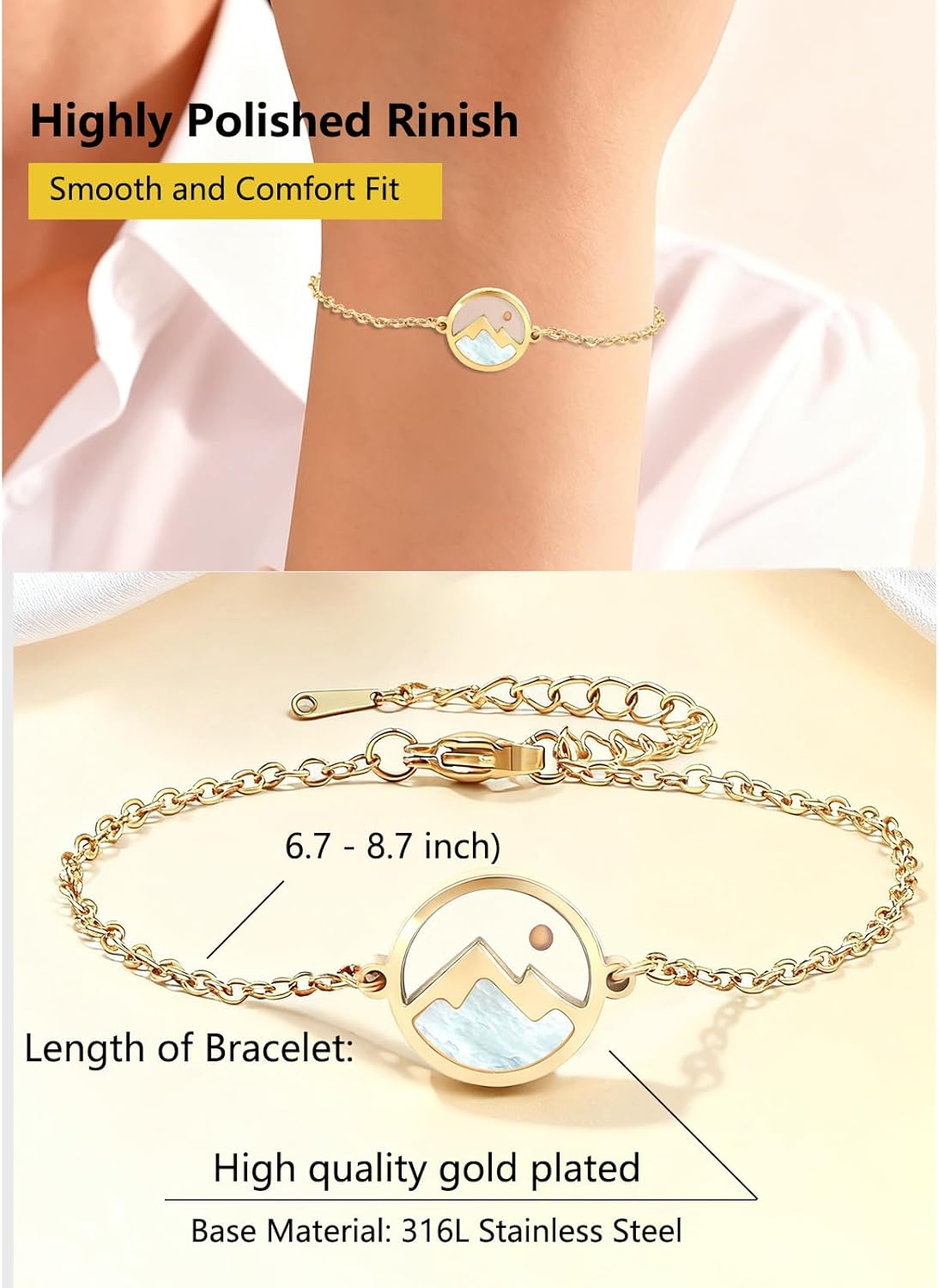 Mustard Seed Bracelet Jewelry for Women Girls Baptism Confirmation Valentine's Day Christmas Birthday Gifts - Image 4