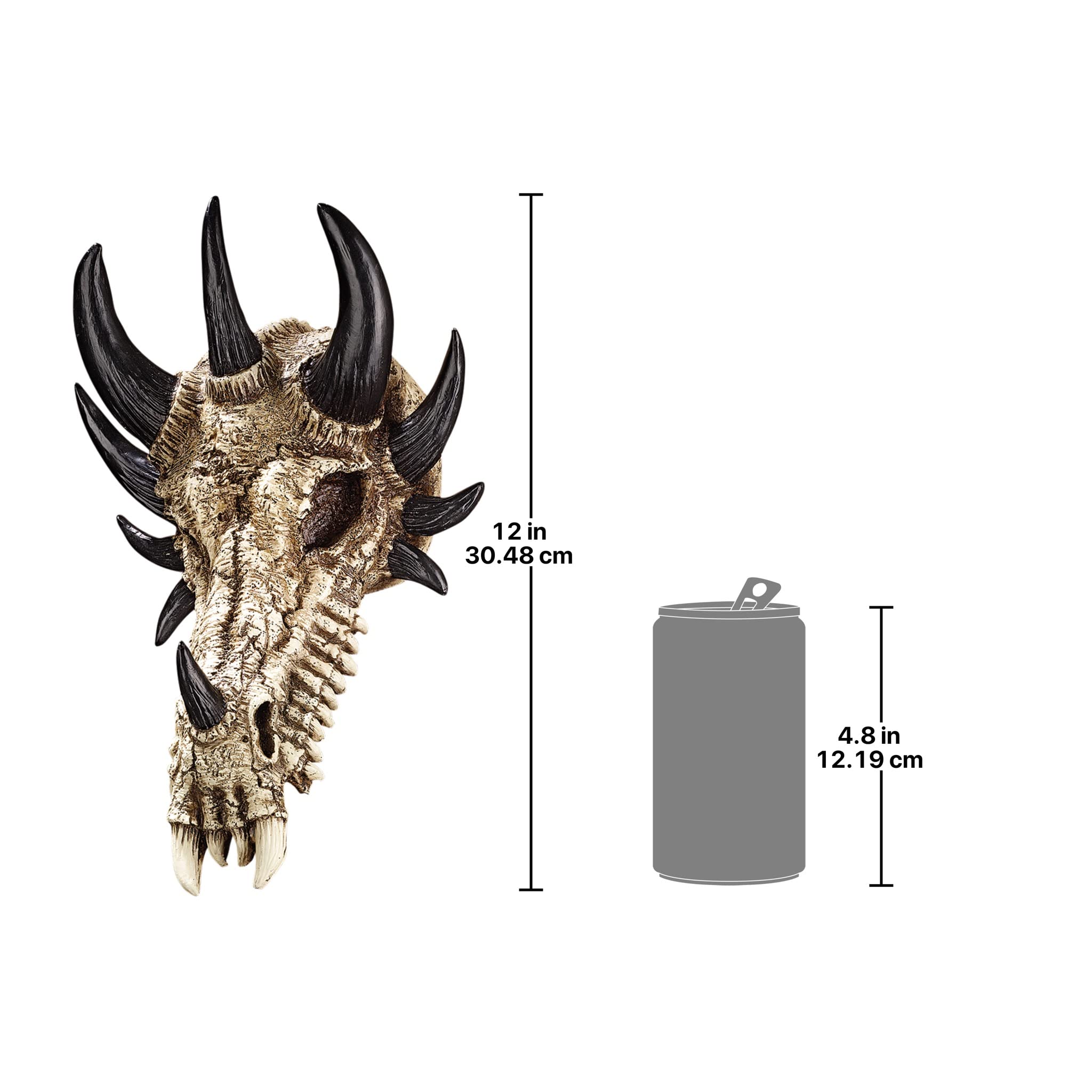 Design Toscano Skelett-Wandfigur „Fleisch & Knochen“ – Handgefertigte Deko Aus Steinsplitt & Harz