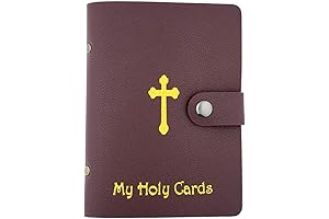 5" Leather Prayer Card Holder