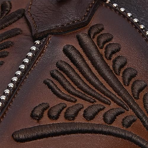 Miniatura 6 de Cuadra Botas altas de mujer en piel bovina con cremallera marrón