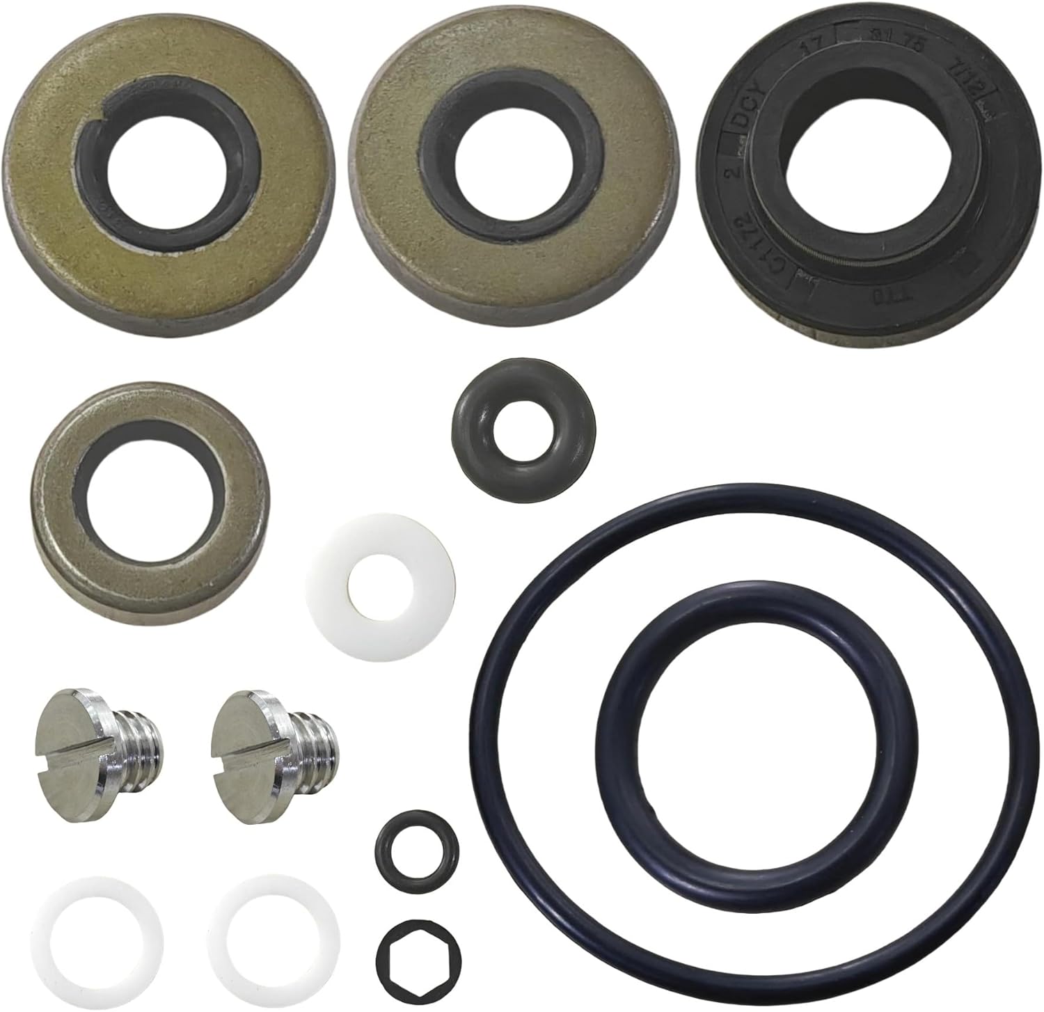 396350 Gearcase Seal Kit for Johnson Evinrude 9.9 15 HP Lower Unit Parts 18-2656