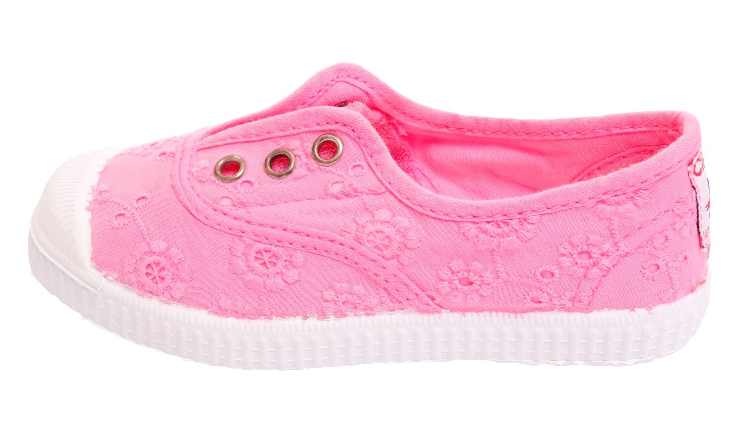 CIENTA - Scarpa Rosa in Tessuto Ecologico Non trattato, Punta in Gomma, Fodera in Tessuto Traspirante, Bambina, Ragazza-31