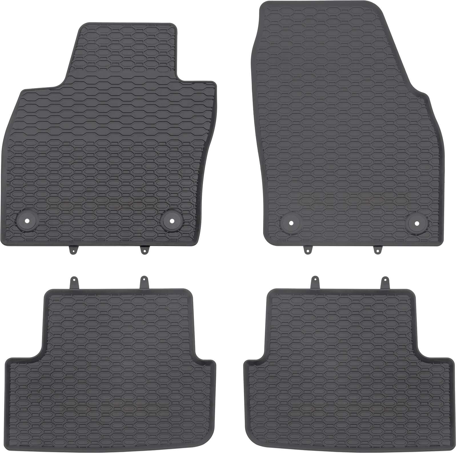 IMJ-Global Tappetini Auto Gomma beeLine su Misura Compatibili con Skoda Fabia IV dal 2021 in poi, Set Completo di Tappeti Auto per Migliorare Look e Sportività, Tappetino Premium in TPE Durevole