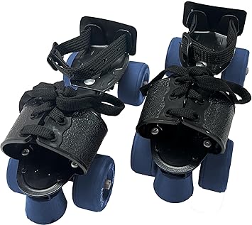 BIONFIT Skating Shoes for Boys & Girls, Skates with Toe Safety Brake, Age Group 6-14 Years Boys and Girls, Adjustable (21cm-27cm) Roller Skates