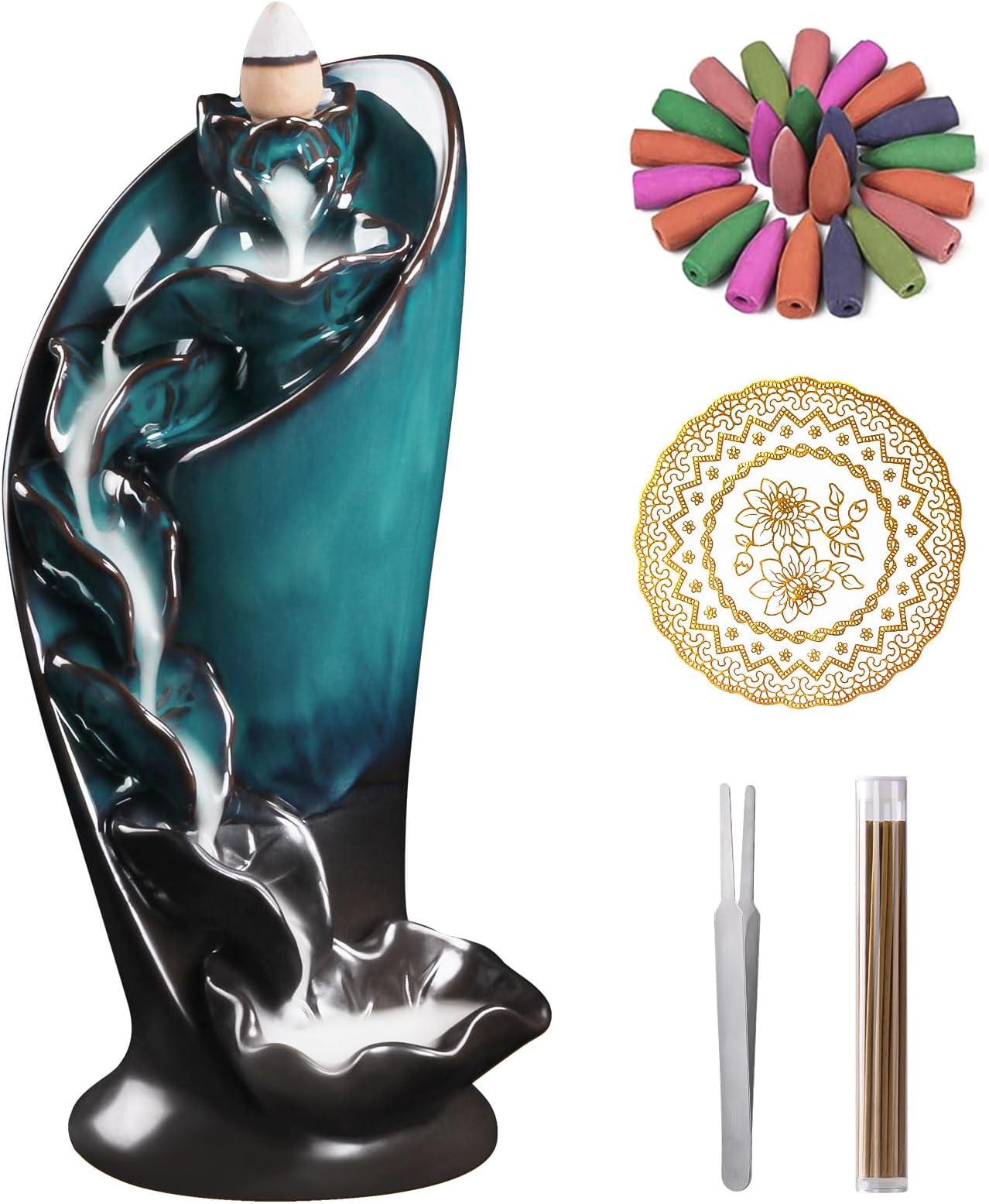 Ceramic Incense Holder Backflow Handcraft Incense Burner