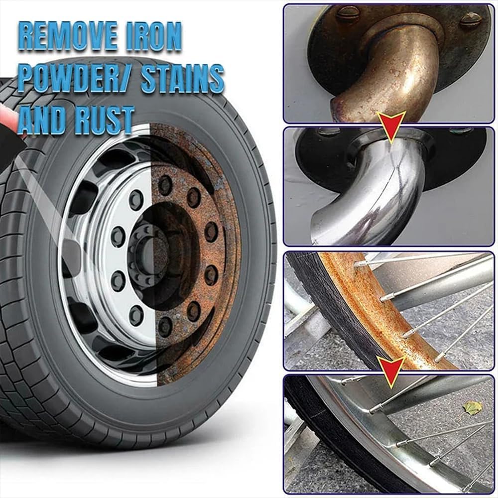 Inhibiteur De Rouille, Dissolvant De Rouille, Spray De Dérouillage, Entretien De Voiture, Livres En Poudre De Fer, Métal Chromé, Peinture Propre, Lubrifiant Antirouille - Bricolage