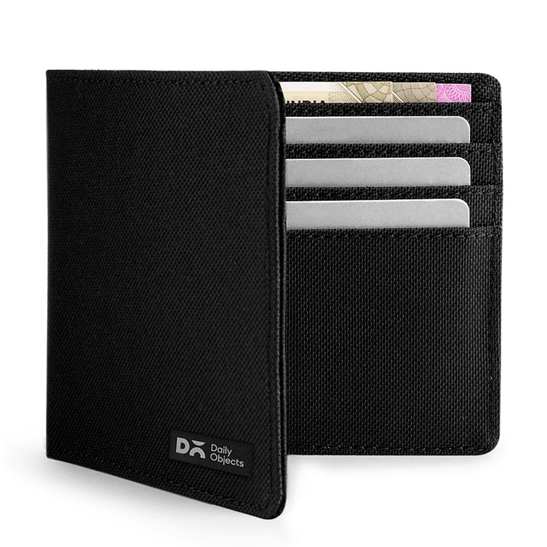 Coin Classic Bifold Wallet For Men | Ballistic Nylon Material | Holds up to 8 Credit/Debit/ATM Cards | Slim & Easy to Fit | Handcrafted Money Purse