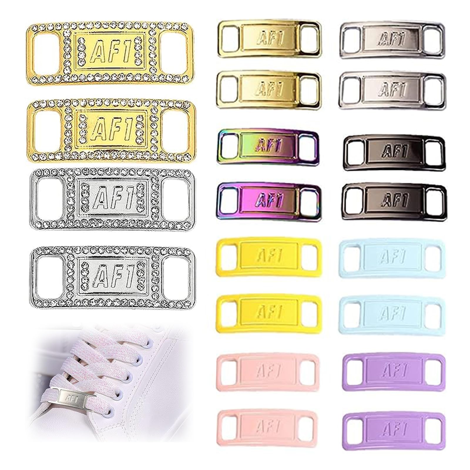 Topes Para Cordones 10 Tapones Metálicos Para Cordones Acabado