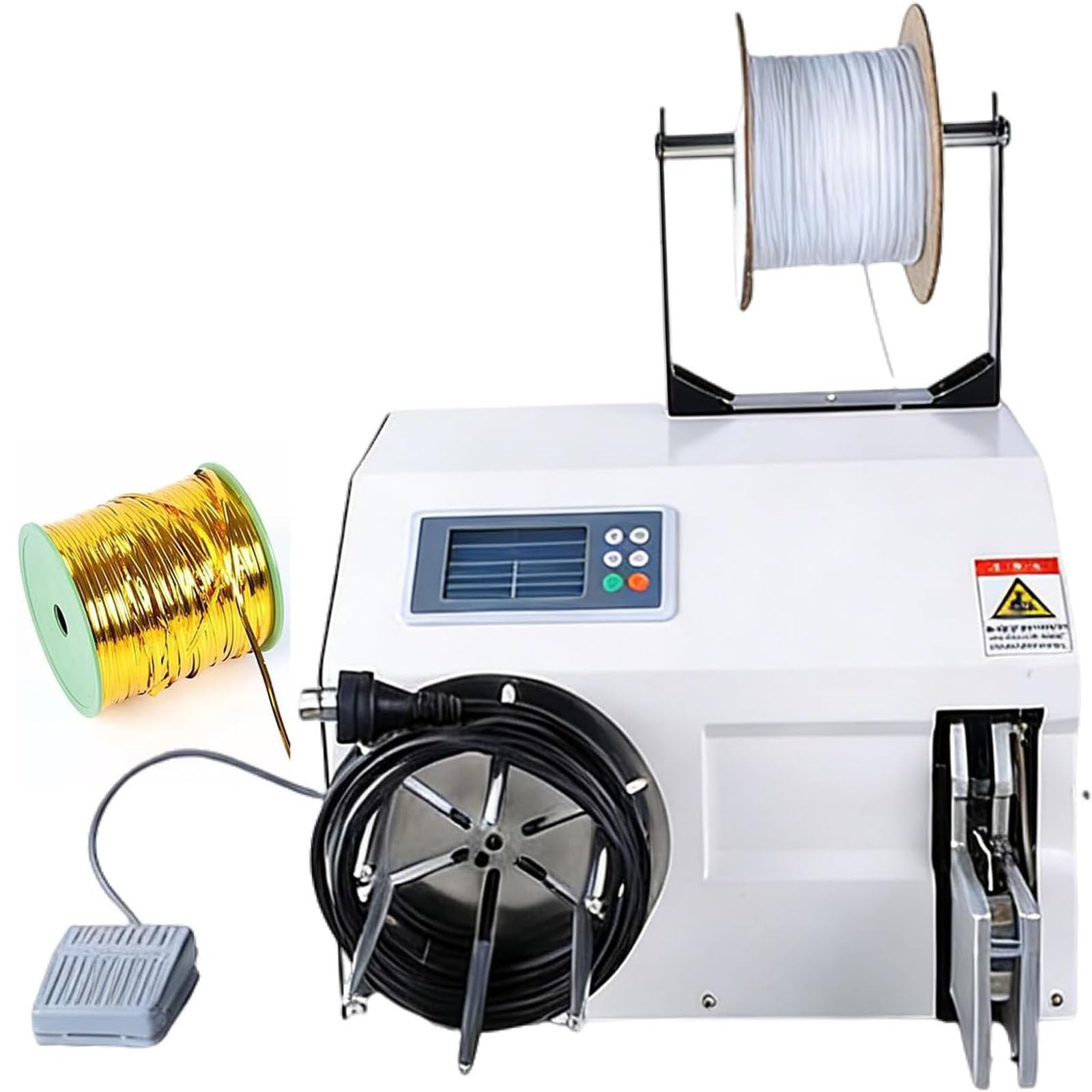 HaiZethonic Twist Tie Machine for Treats,With Lcd Screen,Twist Tie Machine for Treats,Automatic Binding,Sensor Binding,Data Setting,Twist Tie Machine for Home & Industrial Bundling Wires TypeB