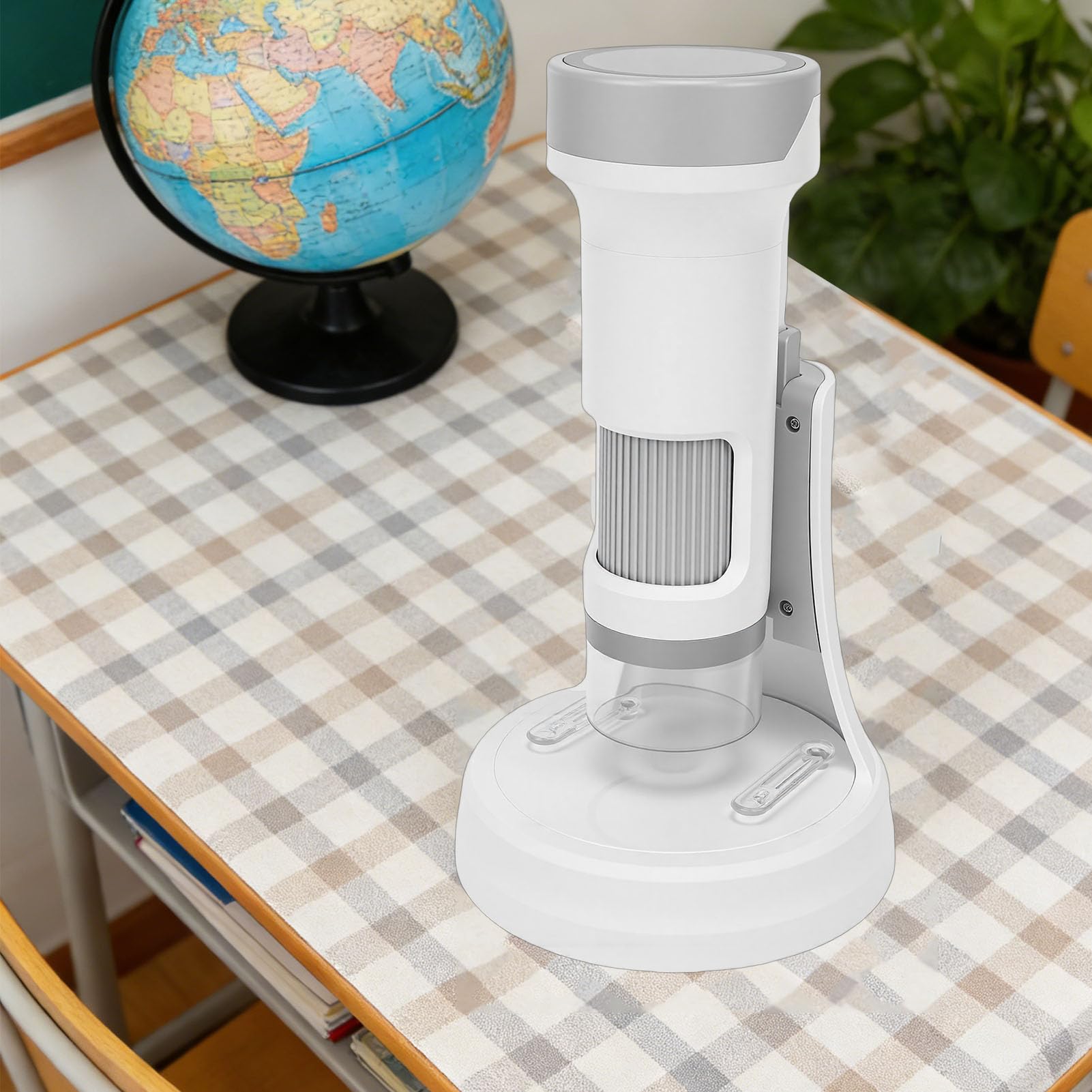 Digitalmikroskop, 1000X Tragbares Handmikroskop mit 1,5-Zoll-HD-Bildschirm, 8 LED-Leuchten, FHD-Fotovideo, für Studenten, Hobbyisten, Outdoor-Erkundungen