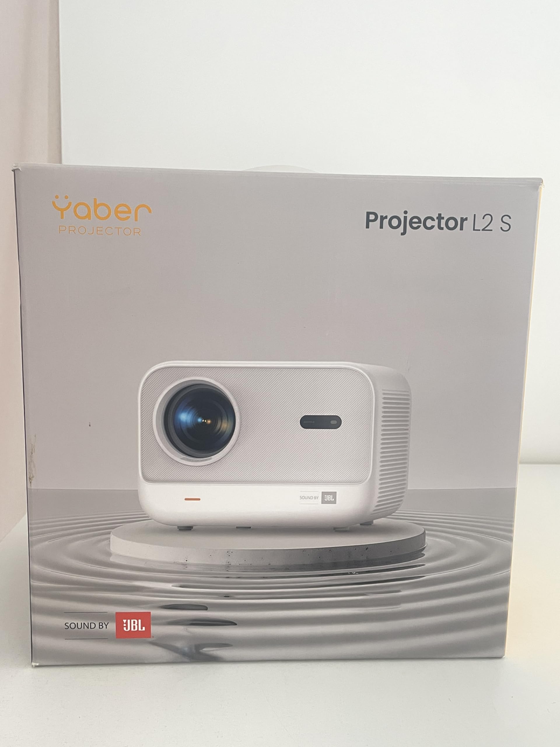 Yaber Projector L2s ホワイト Yaber L2s Projector with Wifi and Blutooth Portable Outdoor