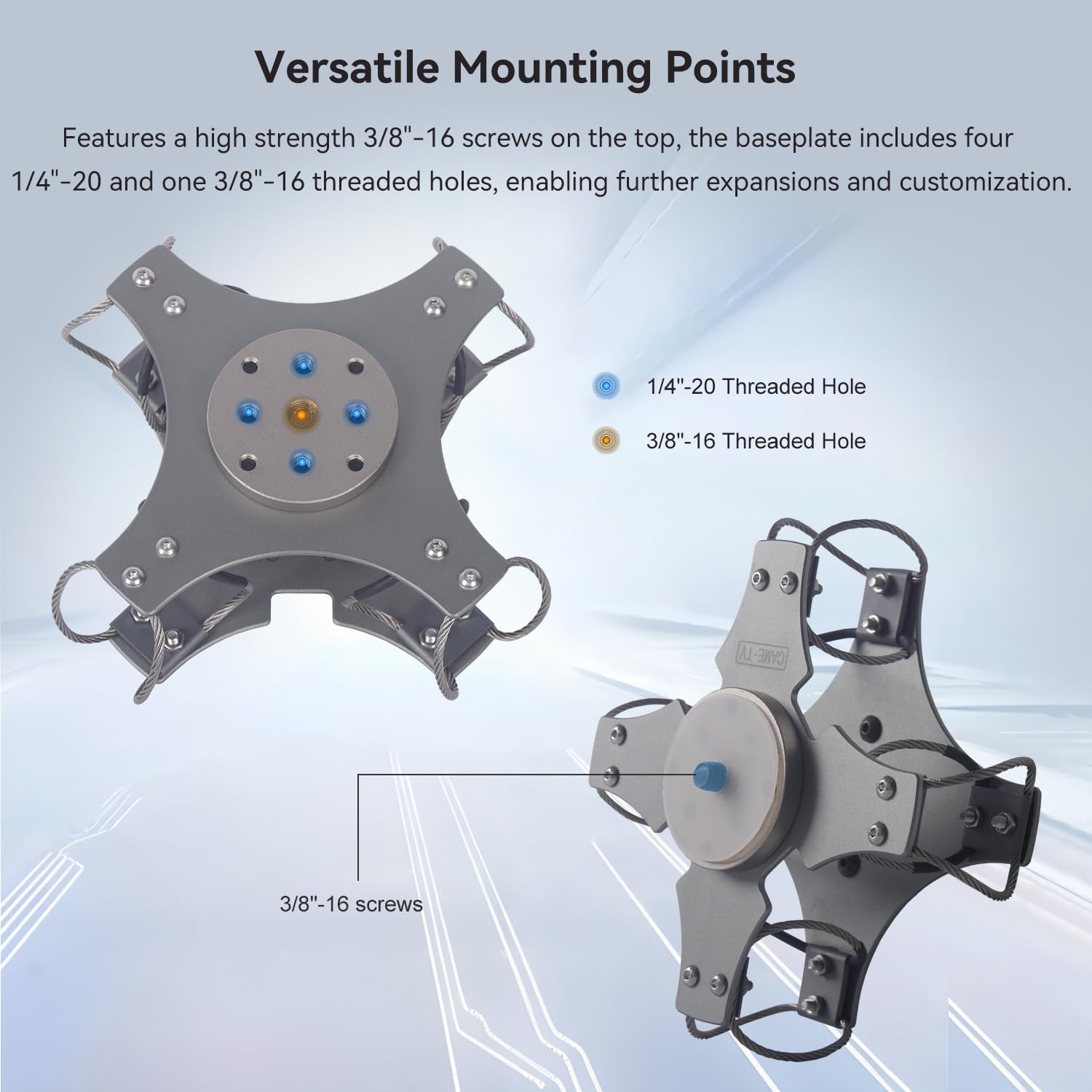 Came-TV Izolator wibracyjny do DJI RS 4 / RS 4 Pro/RS 3 / RS 3 Pro/RS 3 Mini / RS2 / RSC 2 Gimbal ręczny stabilizator