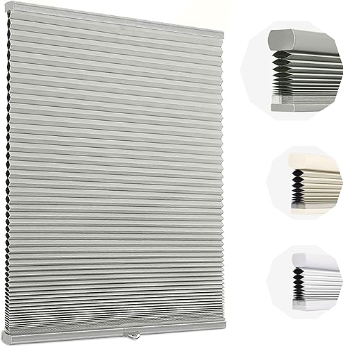 Persianas celulares opacas sin cordón, persianas celulares sin cordón, persianas de panal para ventanas, persianas de ventana, persianas de