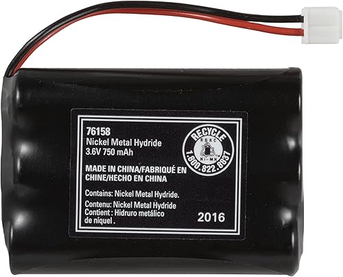 Power Gear Batería recargable para teléfono inalámbrico, 3.6 V, batería de 750 mAh, hidruro de metal de níquel, compatible con teléfono inalámbrico,