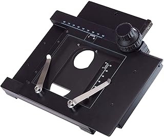 AmScope GT100 X-Y Gliding Table - Manual Stage for Microscopes, Black