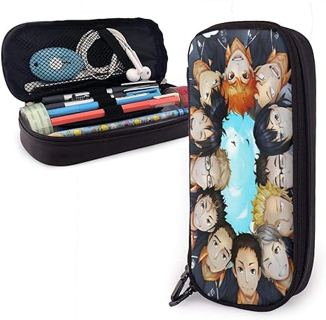 Amazon Co Jp ハイキュー Haikyuu ペンケース 革 ペンポーチ 筆箱 ペン入れ ペンバッグ 大容量 おしゃれ かわいい 文具ケース 収納ポーチ 文房具 オフィス用品