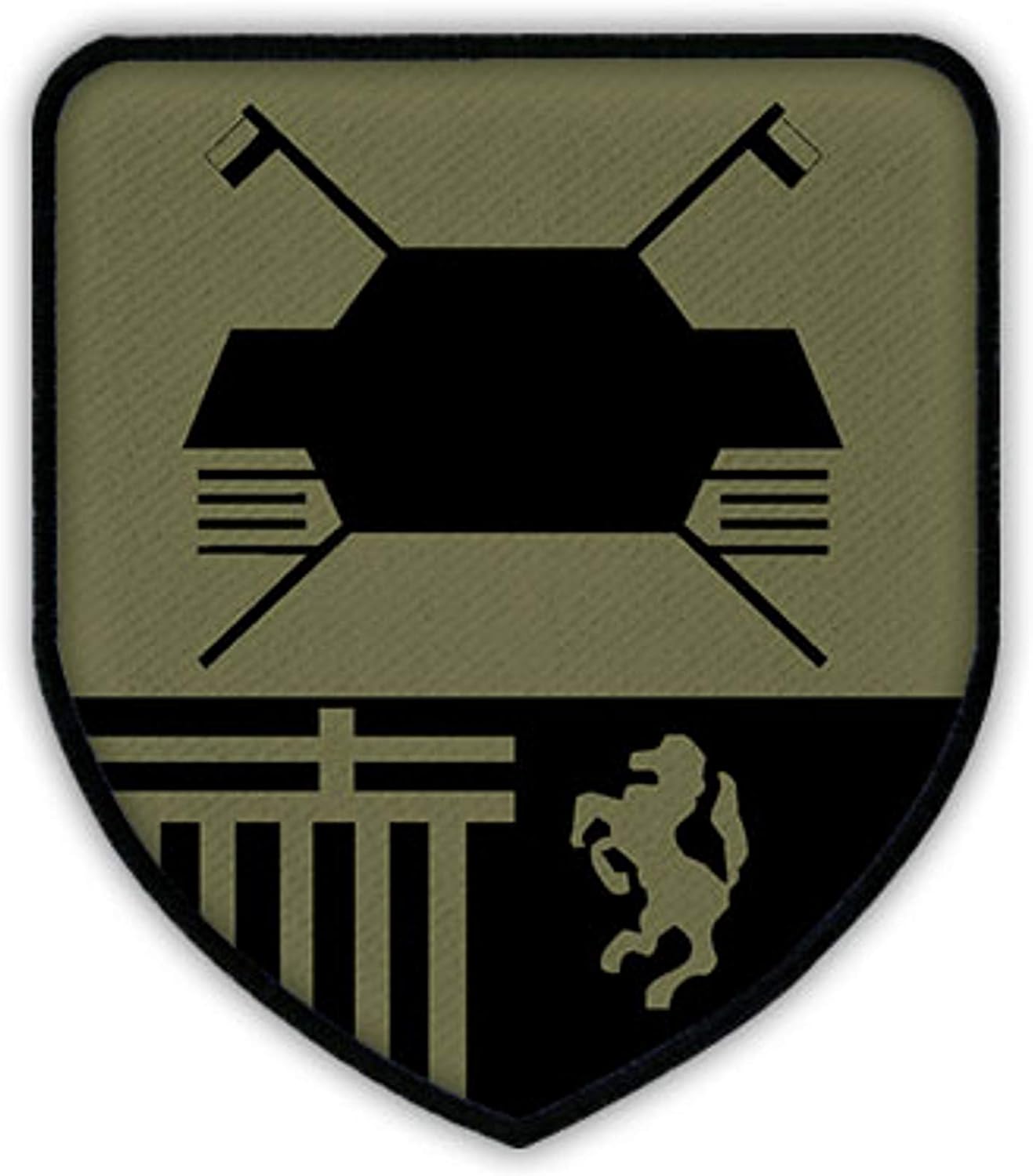 Bundeswehr Patch PzArtBtl 205 - Aufnäher 65x75mm, Waschbar, Mit Klett
