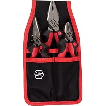 Wiha 30993 3 Piece Industrial Classic Grip Pliers and Cutters Set