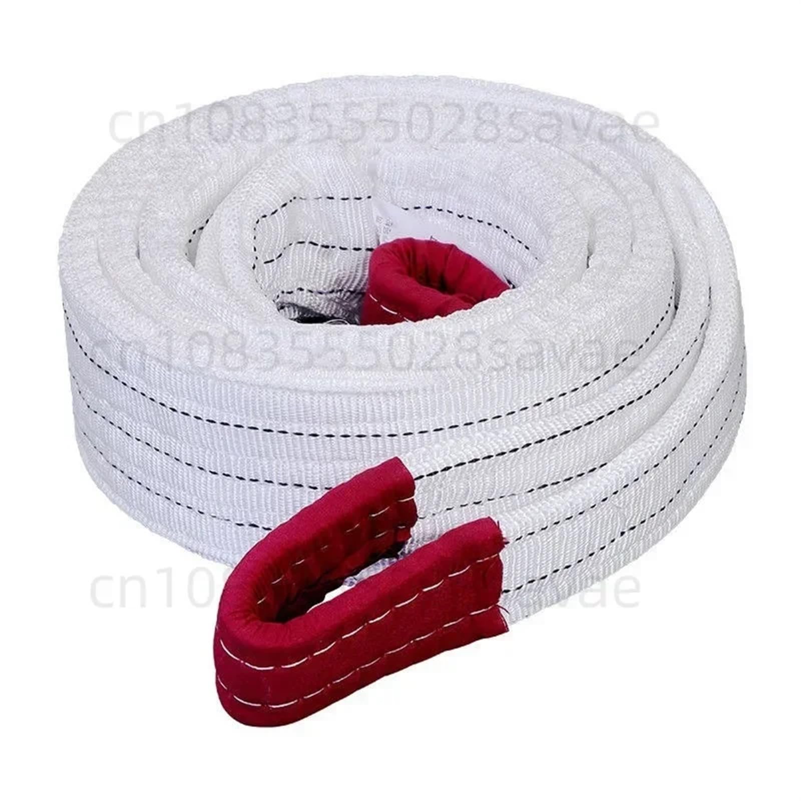 Ein schwerer Gurt Hebeband Polyester Gurtband 4-lagig geflochten Flachriemen Ladelband 1-2 Tonnen 1-8 m(1 Tonnenlänge 1m)