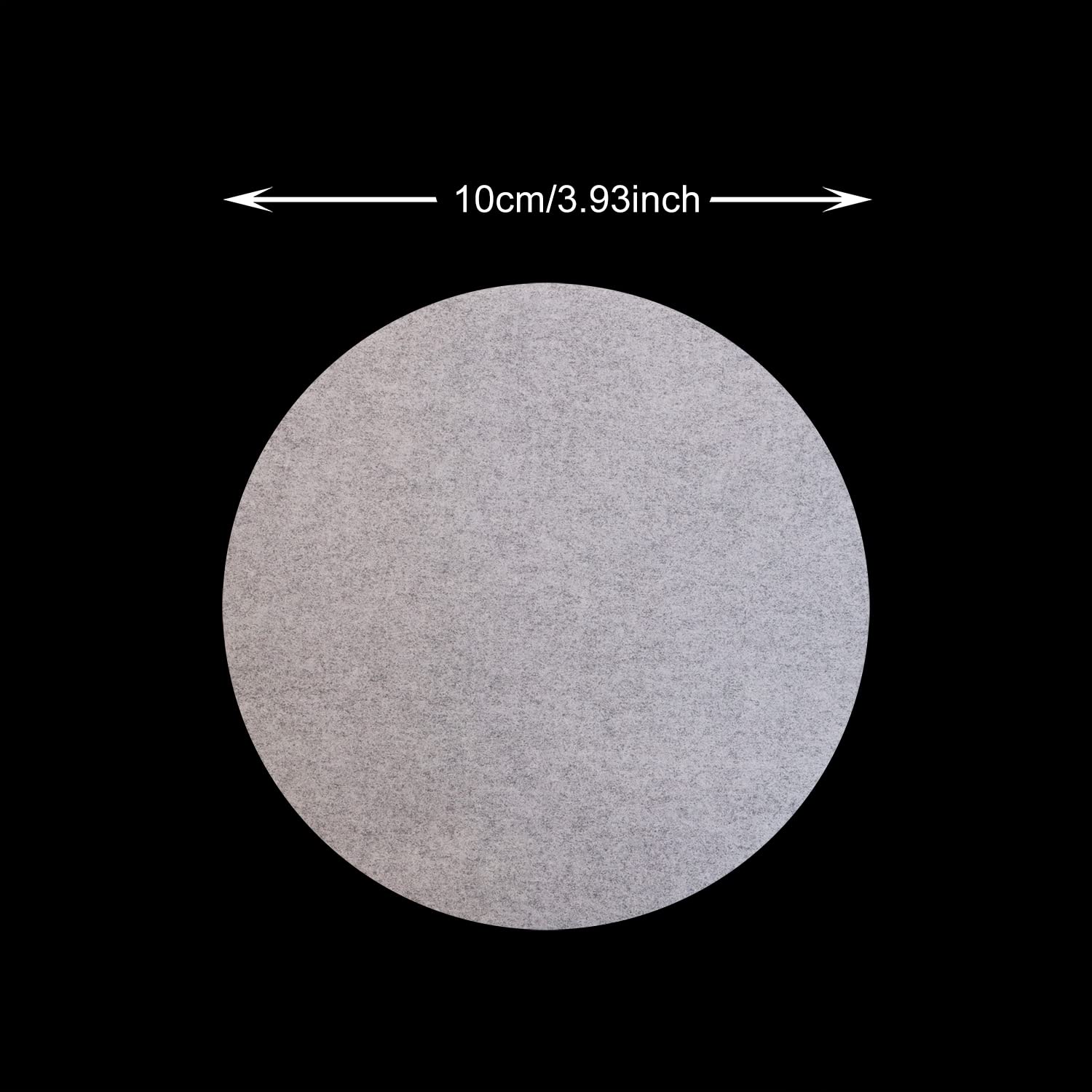 ONLYKXY White Leak-Proof Cup Cap Lid Liners Round Sealing Paper Pads Waterproof Spill Proof Paper for Plastic Drink Milk Tea Coffee Beverage Cup Leak Proof Film Sealing Film (250, 10cm/3.93inch)