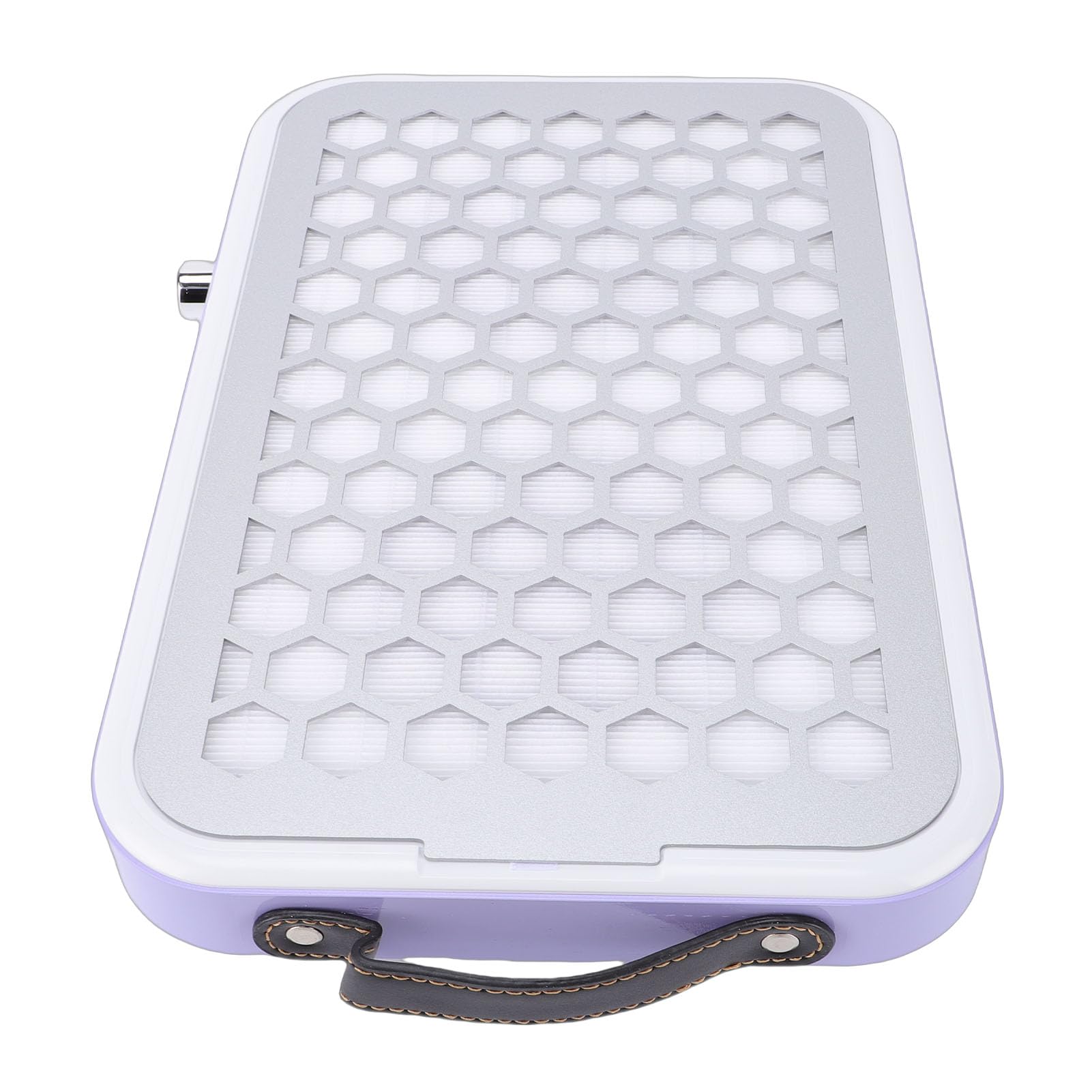 Aspirador de Polvo para Uñas Potente 4500 RPM, 10 Velocidades Ajustables con Filtro Reutilizable, Colector Compacto y Silencioso fit for Manicura Acrólica y Gel (Enchufe UE)
