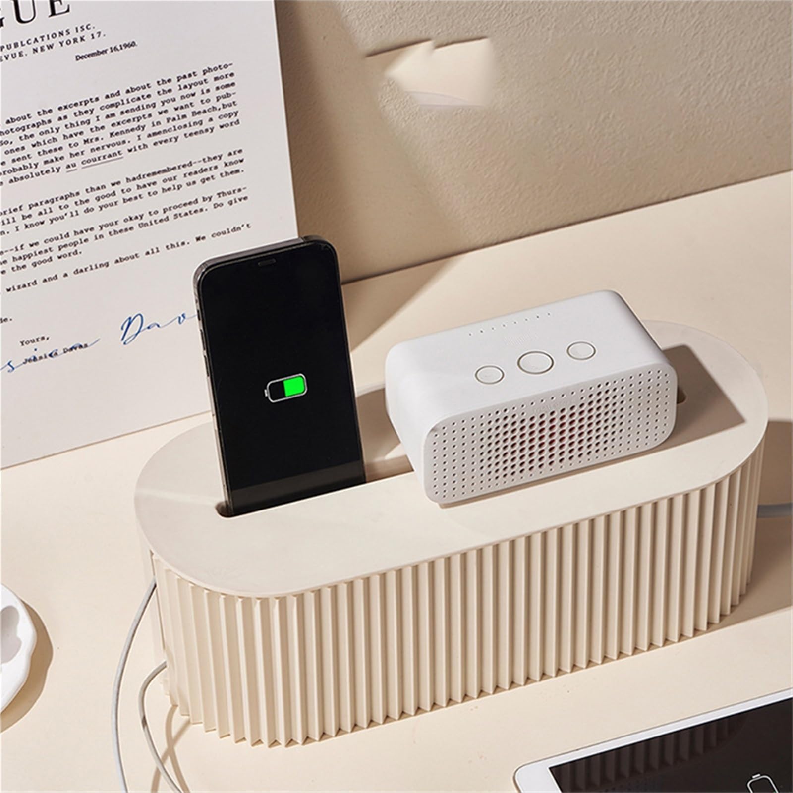 1 ensemble (2 pièces) boîte de câble avec couvercle multiprise boîtier fil prise chargeur organiseur bureau rangement ligne carte d'alimentation gestion des fils pour Fils Électriques