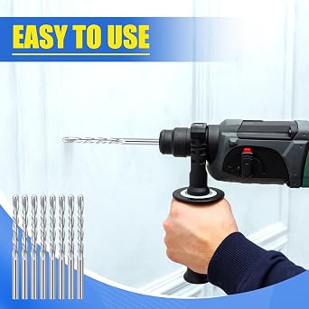 50Pcs 1/8 inch Guide Point Cutting Bits,Drywall Cutting Tools,Sturdy for Spiral Saw and Power Tools Drywall Router Bits Cutting Drywall Tools Drywall Bit Drill