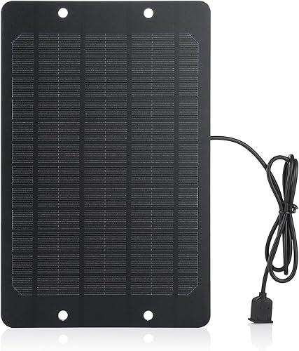 Soshine Mini panel solar - Cargador de panel solar USB 5v 6w con monocristalino de alto rendimiento para cámara, bomba de agua, ventilador pequeño,