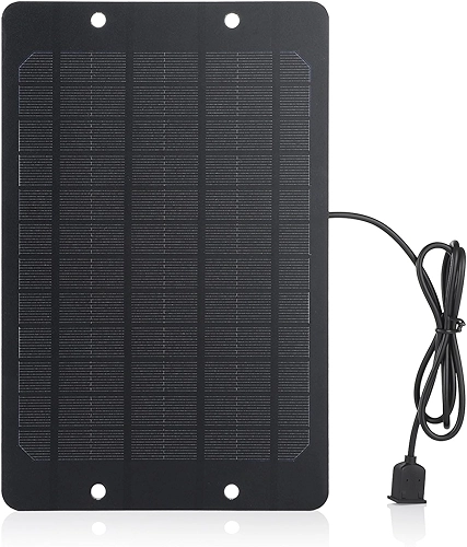Soshine Mini Painel Solar Monocristalino USB 5V, 6W, Carregador Solar à Prova D'água com Sistema de Estabilização de Tensão Incorporado para Smart Phone, Bicicleta, GPS, etc.