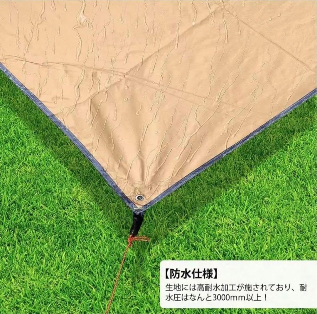 ラスト1点‼️タープ テント 防水 紫外線カット 簡単設置 テント キャンプ ラスト1点‼️タープ テント 防水 紫外線カット 簡単設置 テント