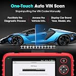 Launch OBD2 Scanner CRP123X V3.0 Elite, 2026 Sans vie WiFi Mettre à jour l'outil de numérisation, FCA SGW, CANDD&DoIP, SAS/Throttle/Brake/BMS/D-P-F/Huile/ABS Service Multi Systems Scanner de voiture, Essai de batterie, Auto VIN