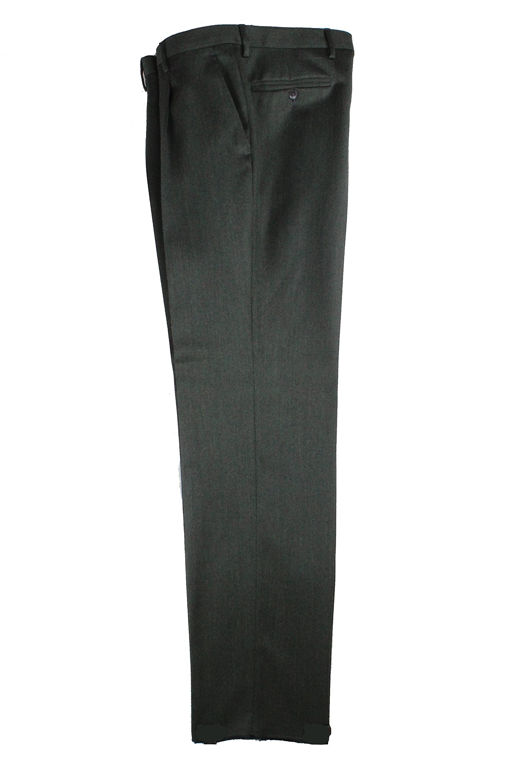 Uomo Pantalone Pura Lana Jaspé.vestibilità Comoda Gamba Larga,Taglie Forti e calibrate Disponibile dalla tg.48 Fino alla tg 71
