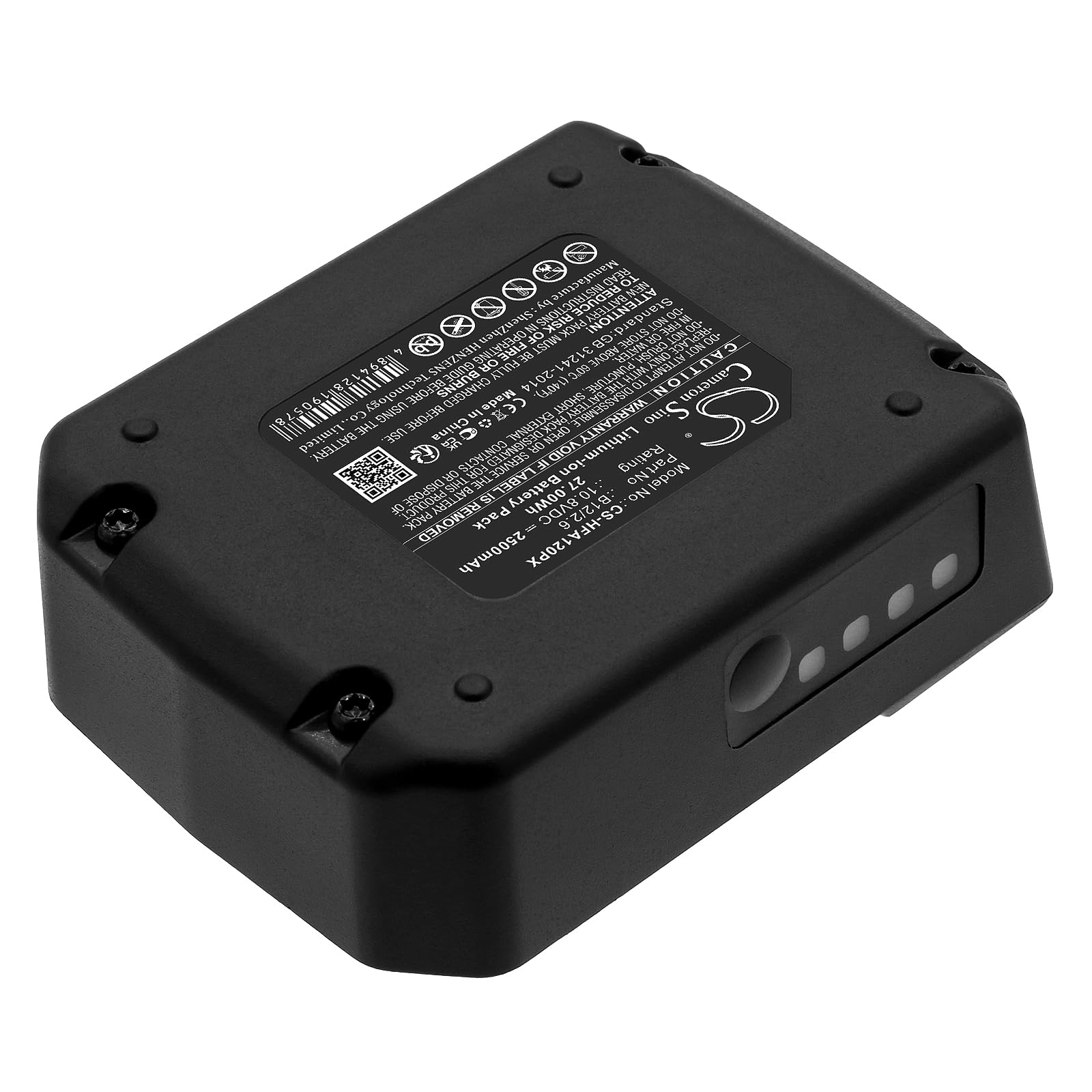TECHTEK Batteria 2500mAh compatibile con [HILTI] PM 40-MG, PR 2-HS A12, PR 3-HVSG, 3-HVSG A12, 30-HVS 30-HVSG SF 2-A, SF 2-A12, 2H-A, 2H-A12, SFD 2-A, SFD 2-A12, SFE SID SL SR sostituisce 2077977, B1