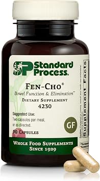 Standard Process Fen-Cho, Digestive & Gut Health Supplement, 90 Capsules | Digestive and Gut Health Supplement with Fenugreek and Collinsonia Root, Gluten-Free, Non-Dairy and Non-Soy