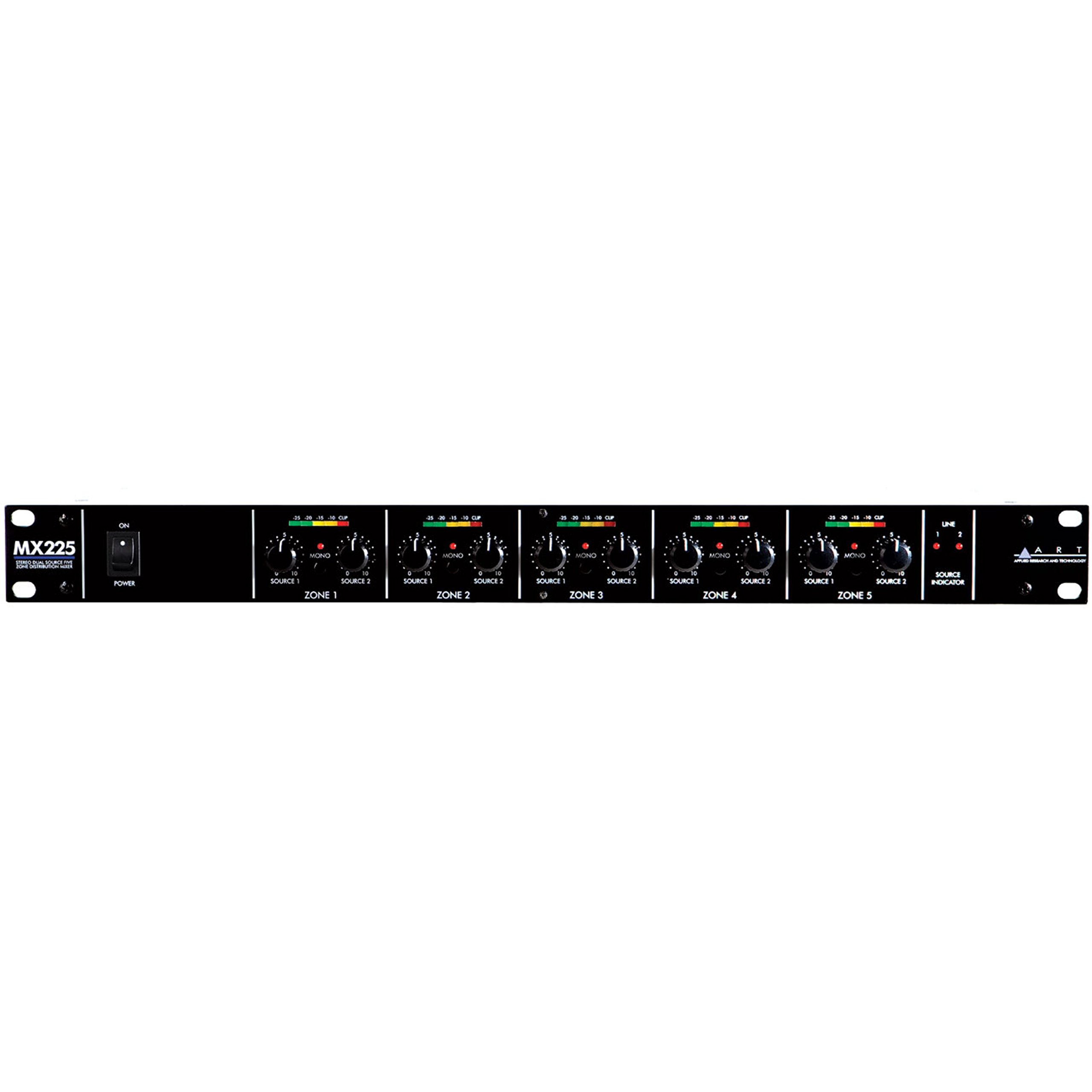 Amazon.com: ART MX225 5-Channel Zone Distribution Mixer