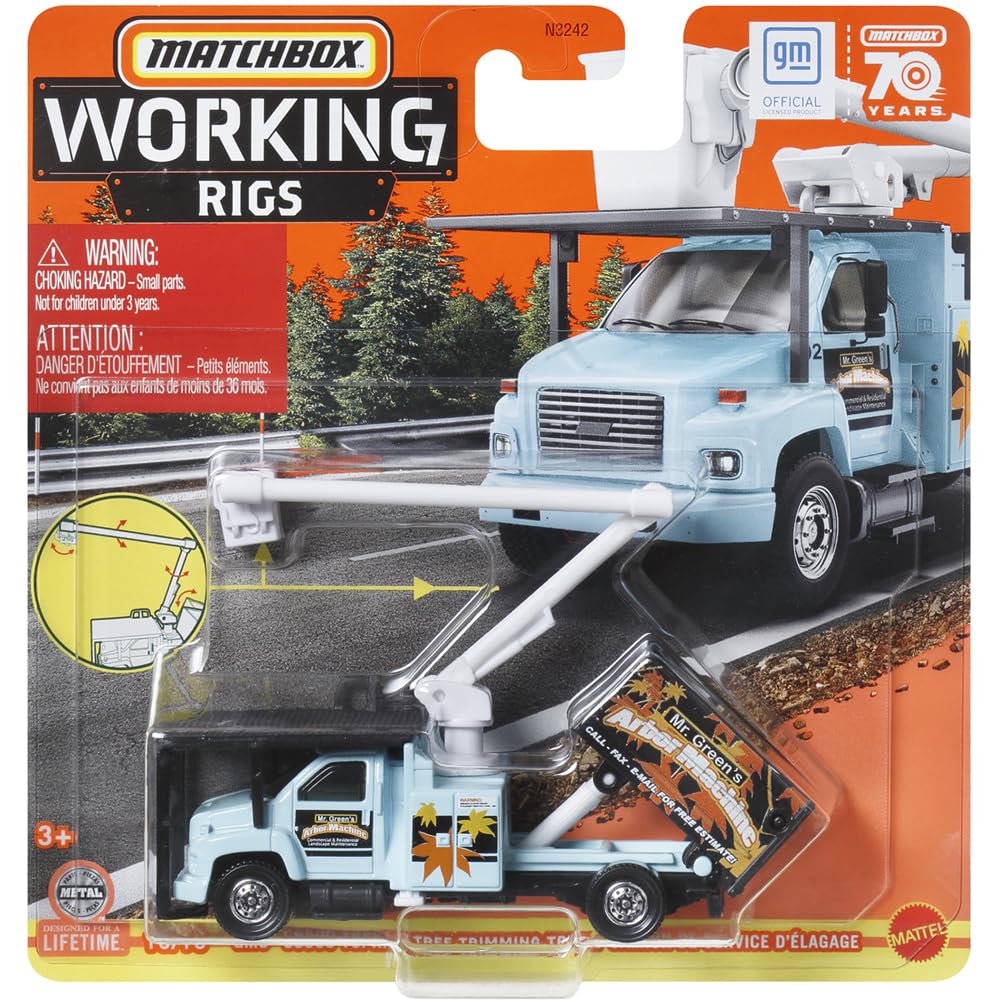 Matchbox Working Rigs Die-Cast Vehicle - GMC C8500 Topkick Tree