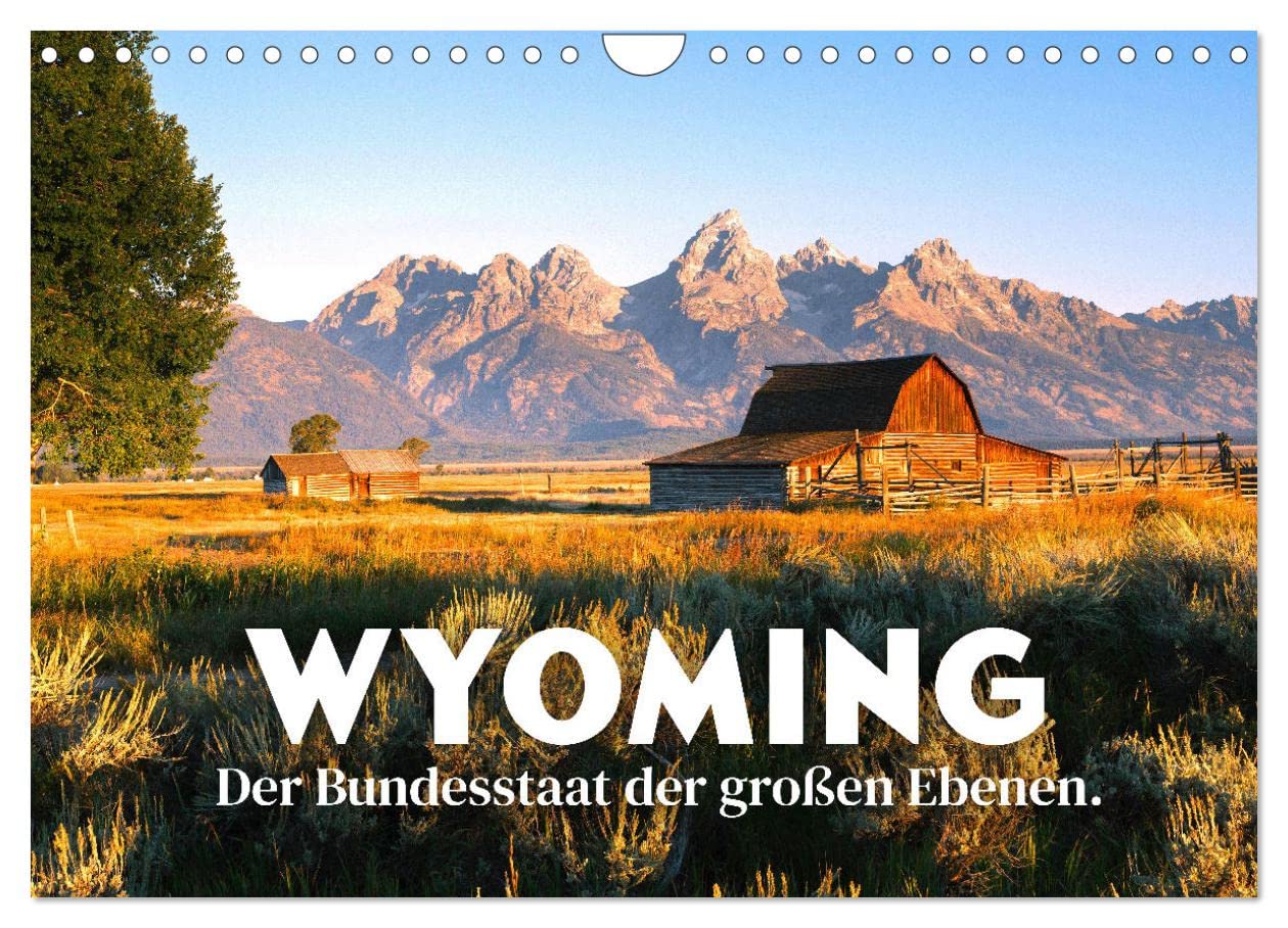 Amazon.com: Wyoming - The state of the great plains. (Wall Calendar 2024  DIN A4 Landscape), CALVENDO 12 Month Wall Calendar : Office Products