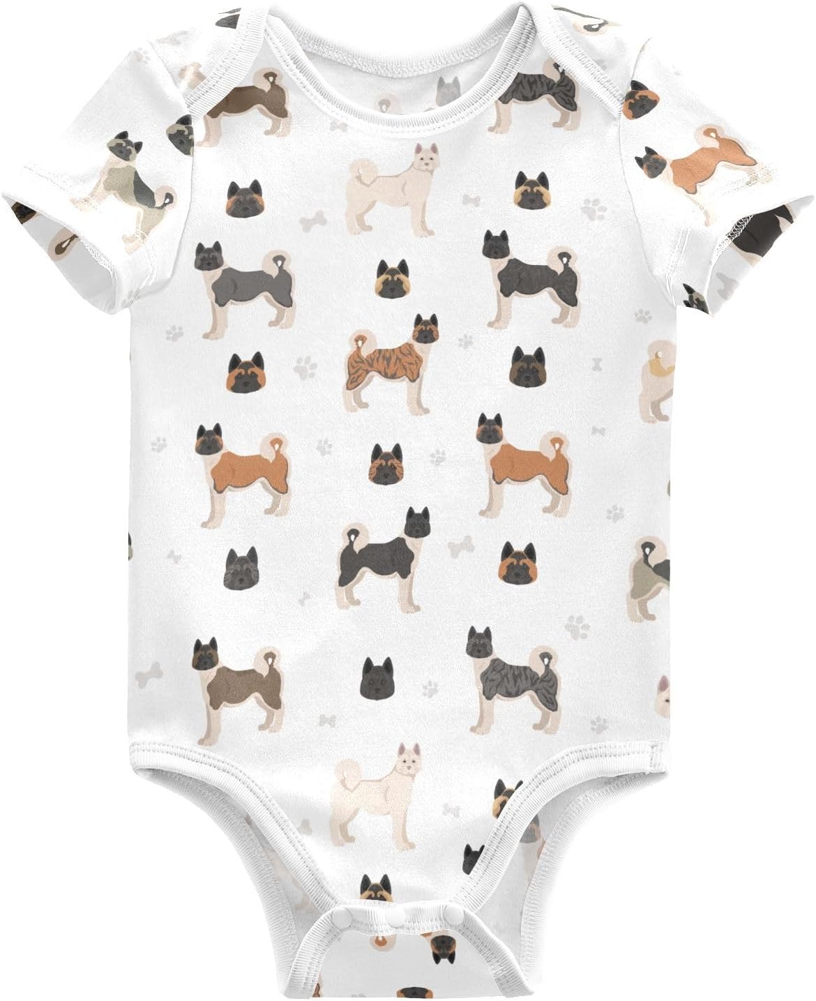 vvfelixl Baby Girls' Bodysuits Sleeping Bunny Short Sleeve Cotton Baby Boy Clothes for 0-3 Months
