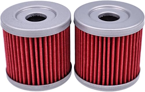 Miniatura 6 de IEQFUE 2 filtros de aceite 16510-29F00 HF139 3470008 10-55510-7 52010-S004 compatibles con Suzuki DRZ400 DRZ400S DRZ400E DRZ400SM LTZ400 LTR450 Kaw.