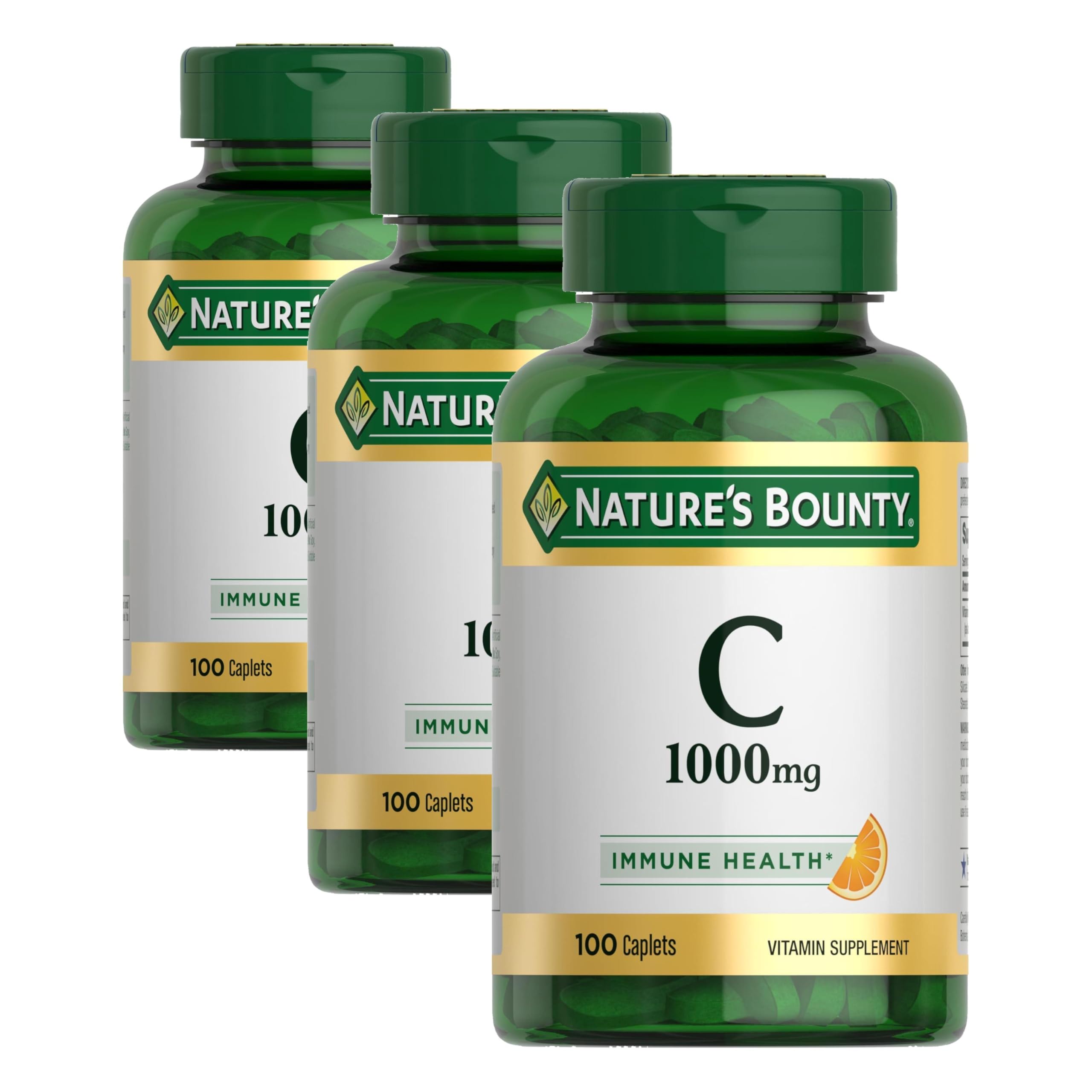 Nature's Bounty Vitamin C 1000mg, 300 Vegetarian Caplets — Amazon image 8