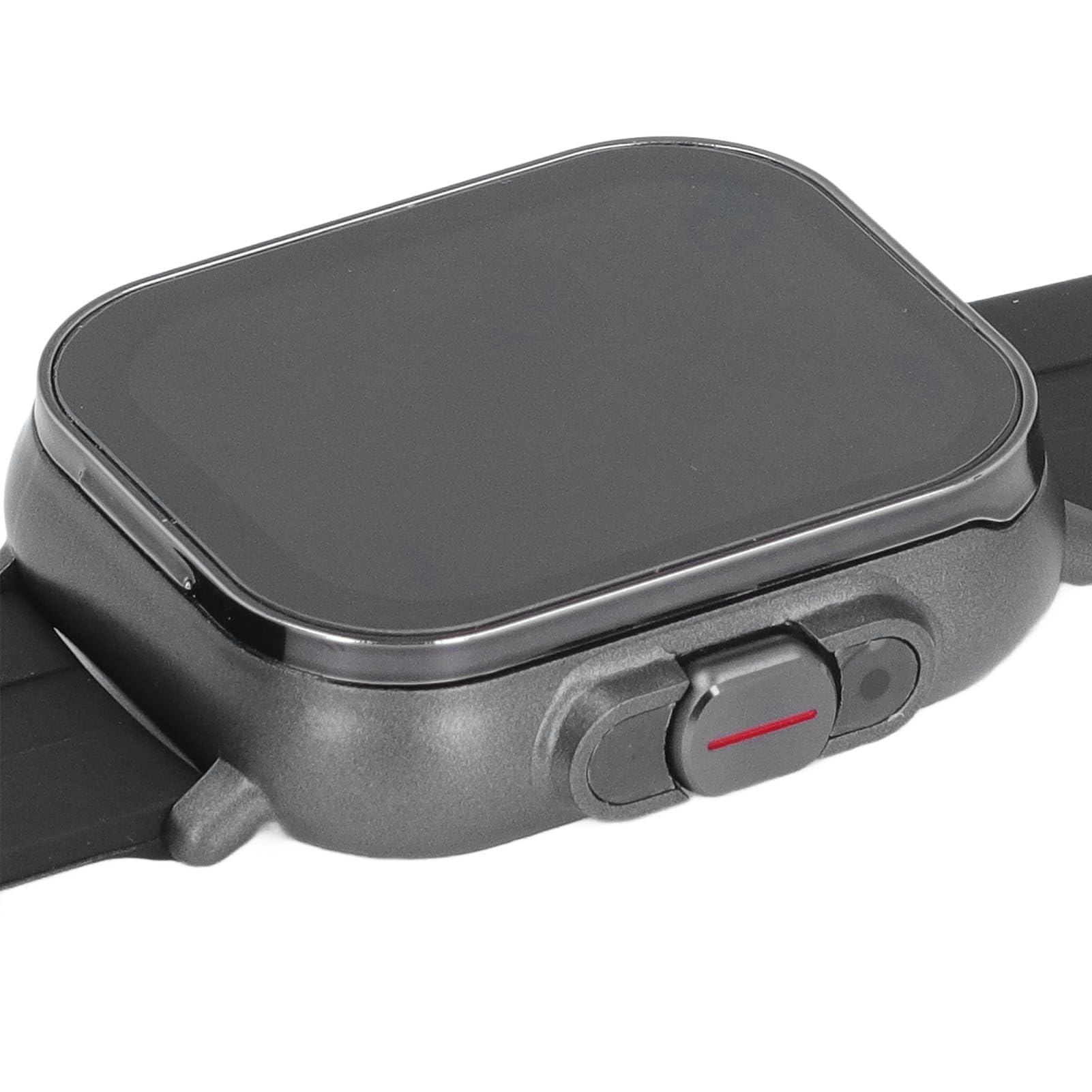 Montre Connectée 2 en 1, avec écouteurs, Prise en Charge des Modes Sportifs NFC, Longue Durée de Vie de la Batterie, pour Téléphones, 5.3 (Coque Noire (Silicone Noir))