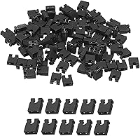 California JOS 100pcs Black 2.54mm Jumper Caps for Arduino Raspberry Pi PCB - USA Packed Anti-Static Shunts