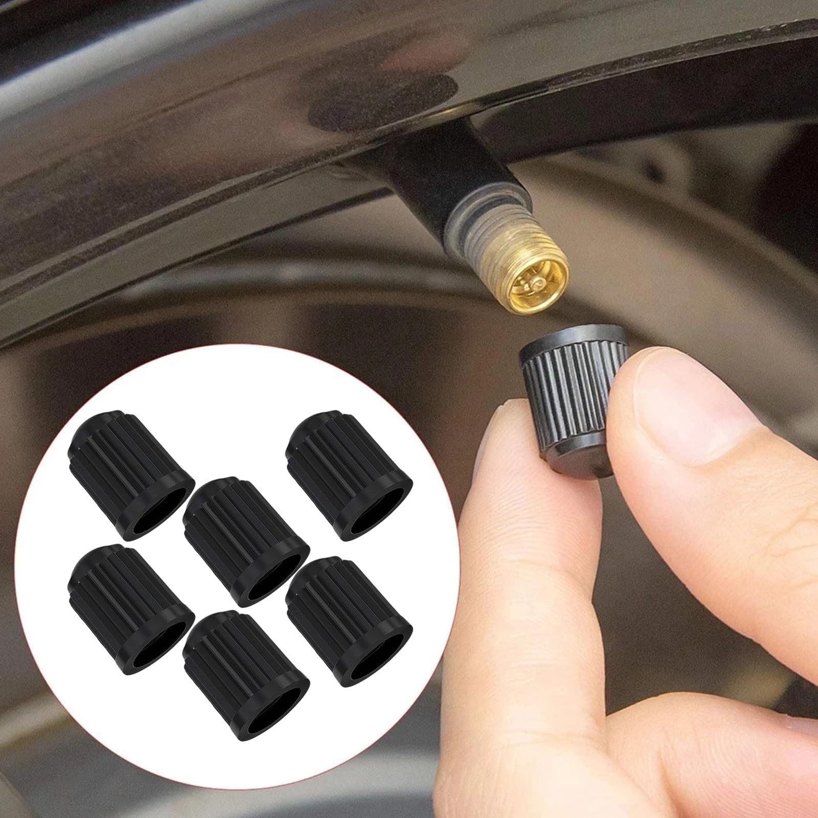 Tappi per valvole pneumatici, 4 pezzi, in lega di alluminio, per pneumatici e donne, per auto, camion, moto, SUV e Pomurom
