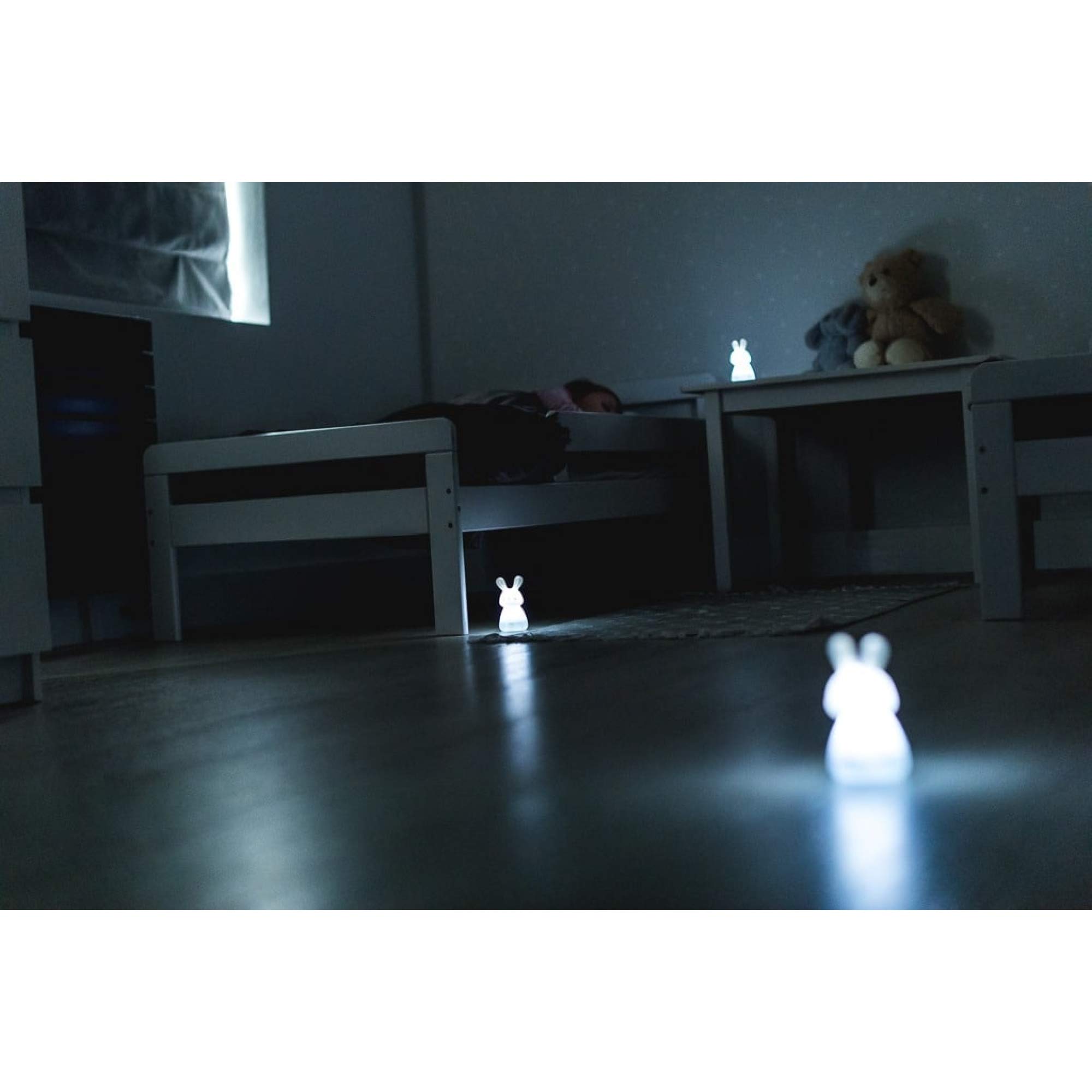 Olala® - Luce notturna ricaricabile senza fili, coniglio per neonati e bambini, luce notturna per regalo di nascita, ragazza e ragazzo, con autonomia 12 ore