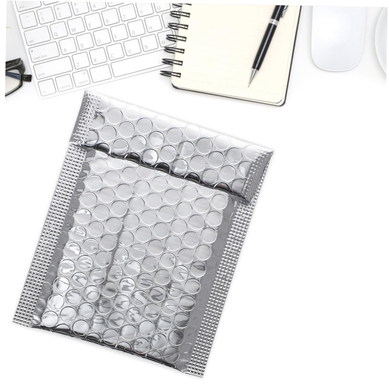 100 pezzi Buste Imbottite Spedizioni con Bolle d Aria Buste Postali Autoadesive Resistenti in Alluminio Protezione Antiurto per Pacchi e Documenti Formato per Ufficio e Spedizioni